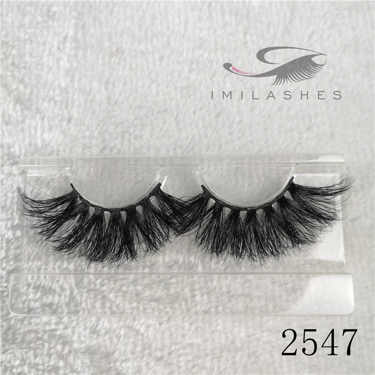 Fluffy long good mink 25mm lashes wholesale china vendor A-47